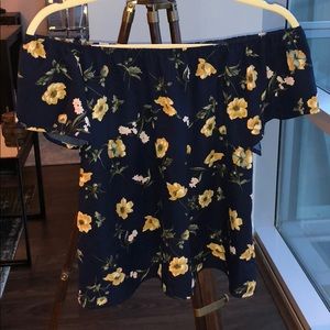 Alta Floral Off The Shoulder Top